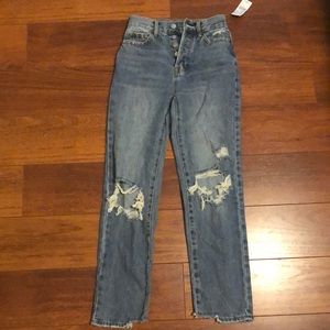 Pacsun high waisted button up jeans. Size 22. NWT